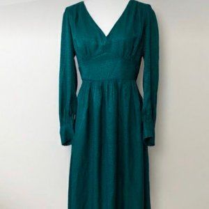 Gorgeous Calvin Klein Green Satin Dress